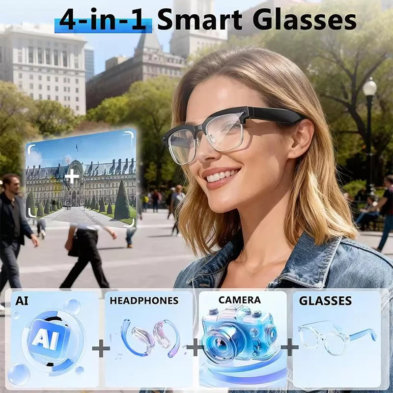 Lunettes Intelligentes IA 2026 — Caméra 4K, Traduction en Temps Réel & Assistant IA Intégré