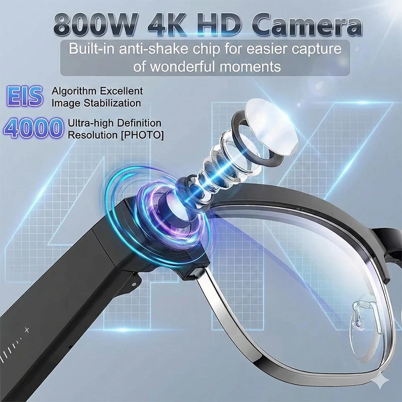 Lunettes Intelligentes IA 2026 — Caméra 4K, Traduction en Temps Réel & Assistant IA Intégré